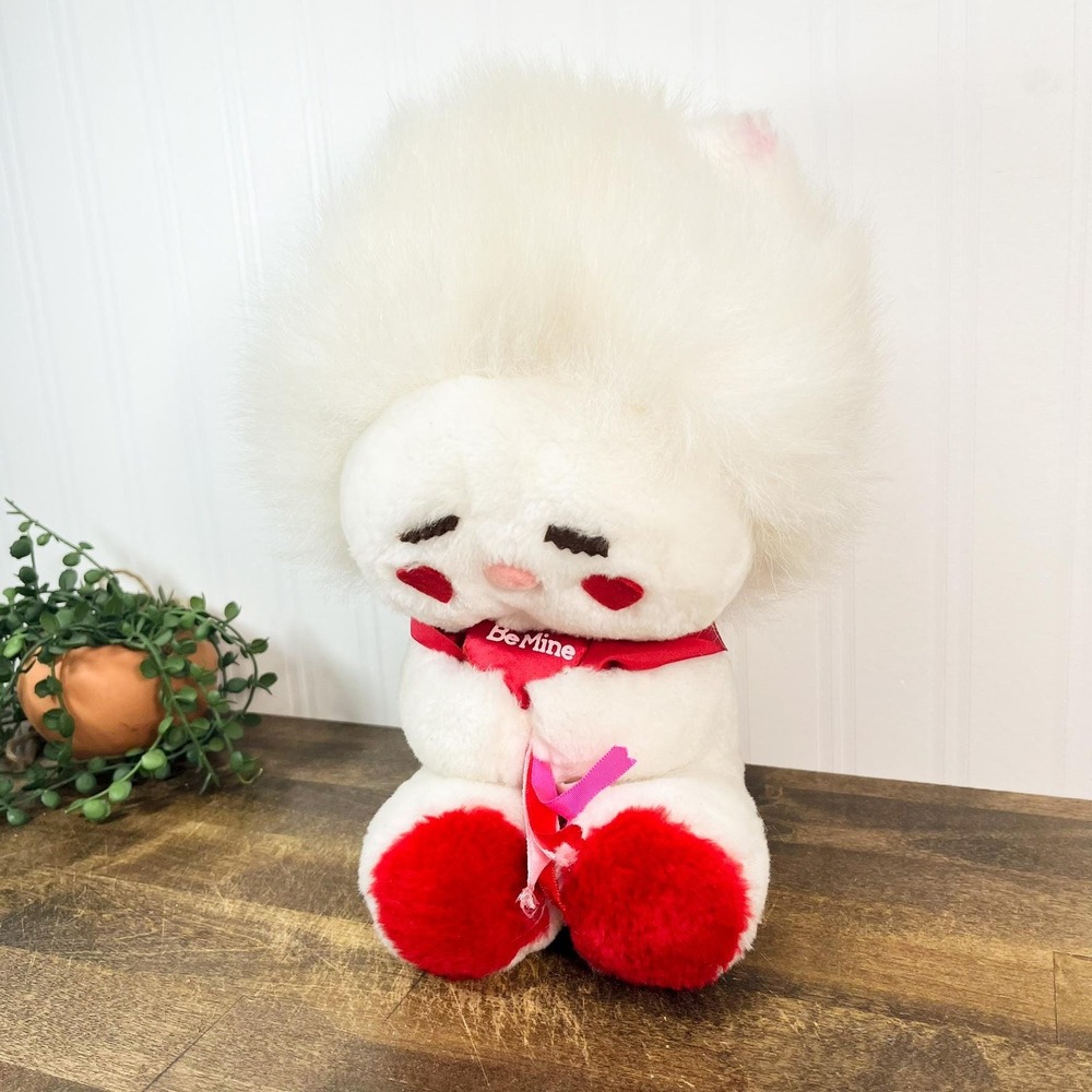 Dakin Frou Frou Valentine's Plush: Vintage Heart Cheeks Plushie